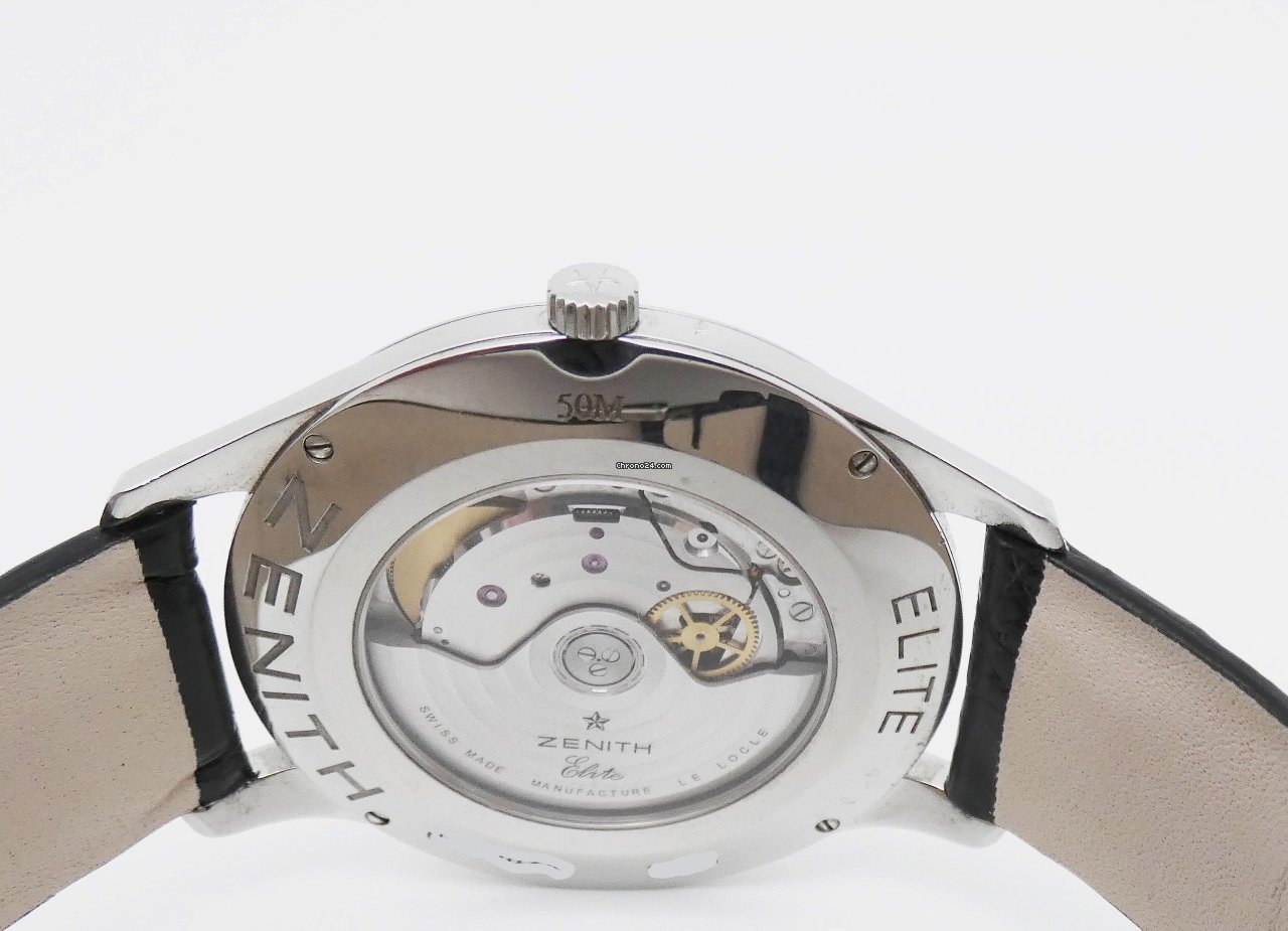 IMG_9081 Zenith Elite Ultra Thin Mens watch Unisex Automatic Steel 03.2010.681 11.C493 Replica 8