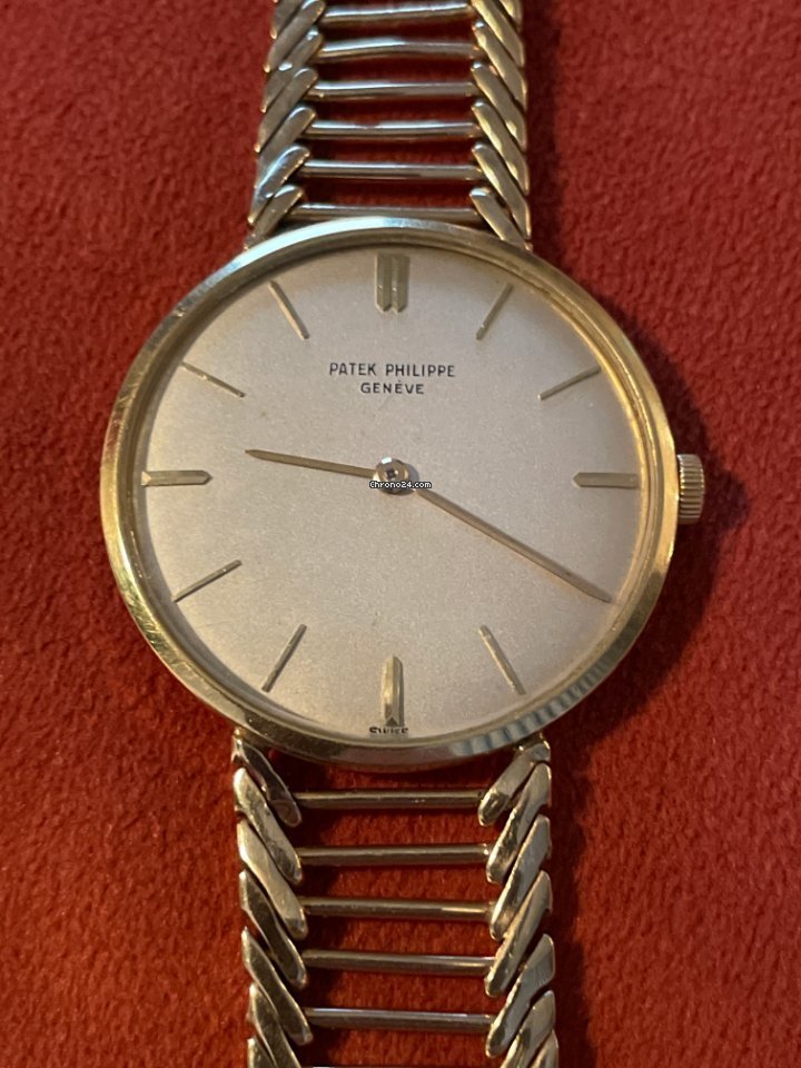 IMG_9081 Patek Philippe Calatrava Mens watch Unisex Manual winding Yellow gold 2599 Replica 8