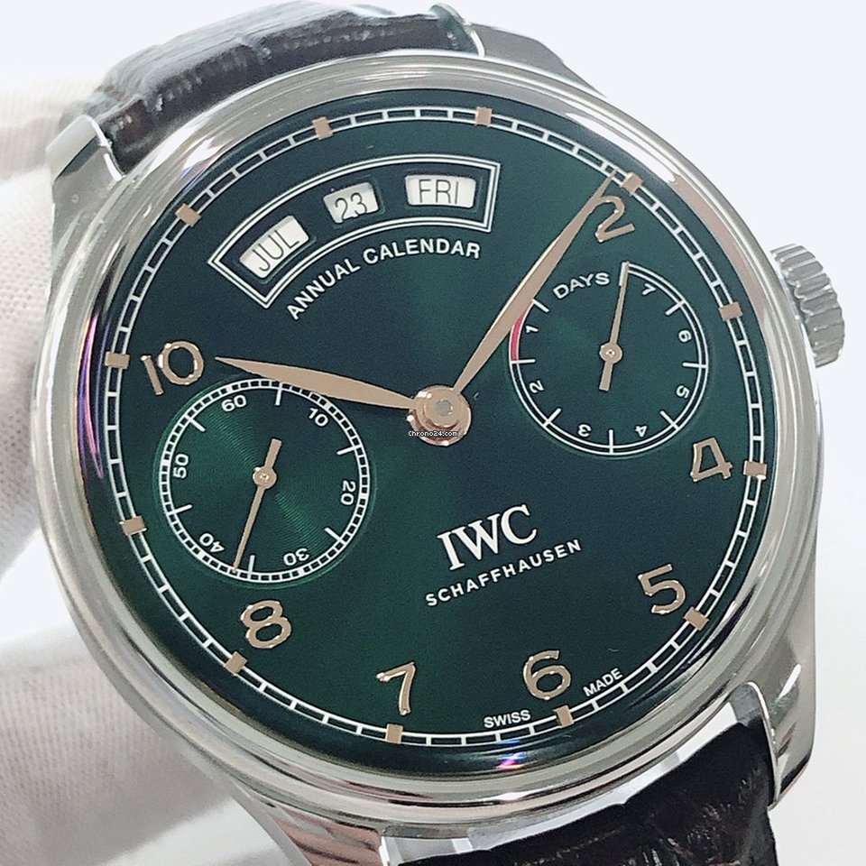 IMG_9081 IWC Portuguese Annual Calendar Mens watch Unisex Automatic Steel IW503510 Replica 8