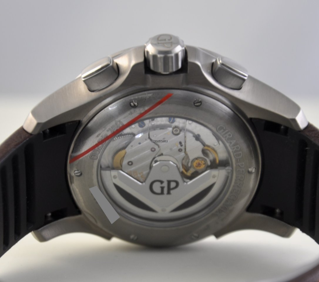IMG_9081 Girard Perregaux Traveller Mens watch Unisex Automatic Titanium 49700-21-132-HBBB Replica 8