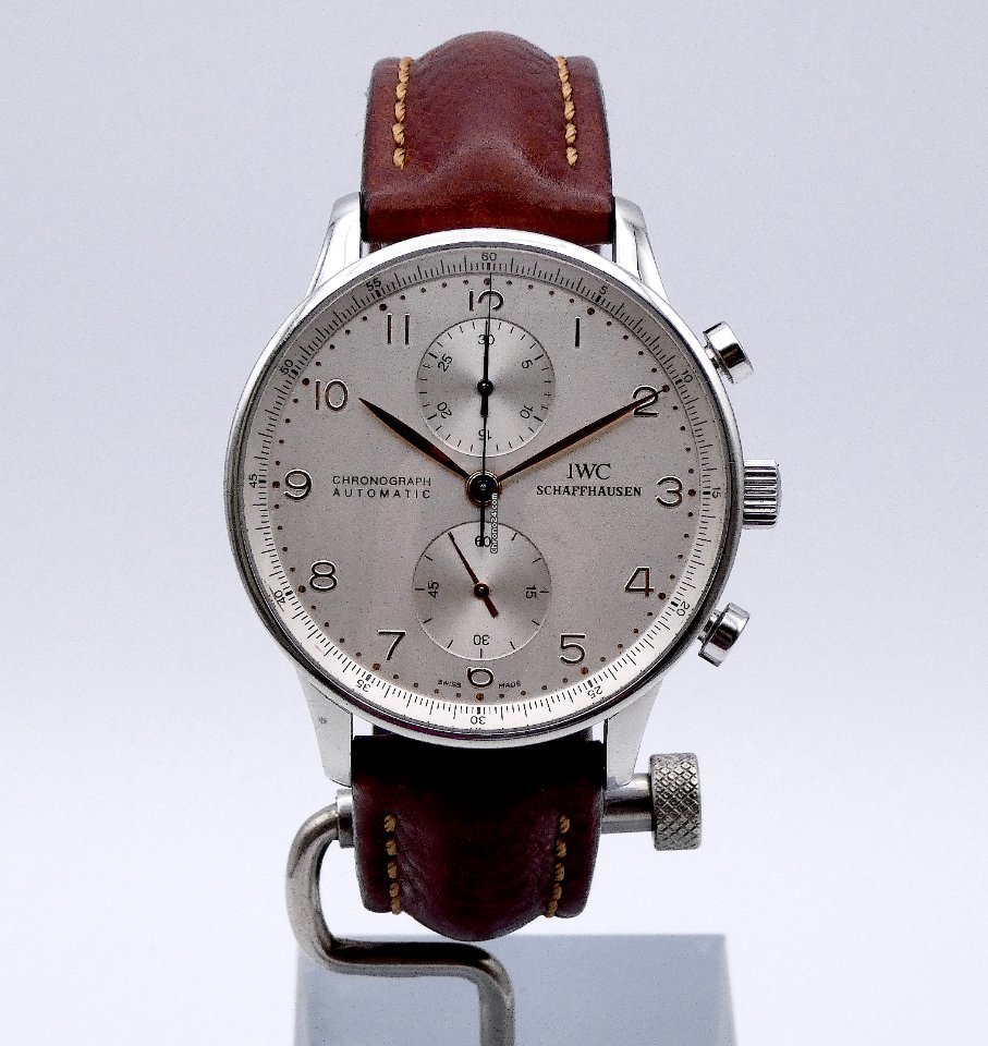 IMG_9081 IWC Portuguese Chronograph Steel IW3714001 Replica 8