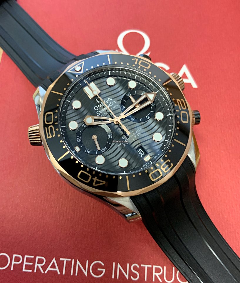 Omega Seamaster Mens watch Unisex Automatic Gold Steel 210.22.44.51.01.001 Replica 8