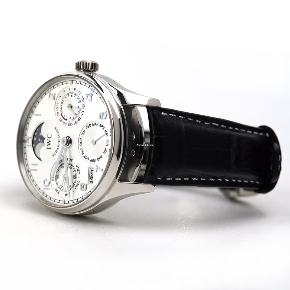 IMG_9081 IWC Portuguese Perpetual Calendar Automatic Platinum IW502219 Replica 8