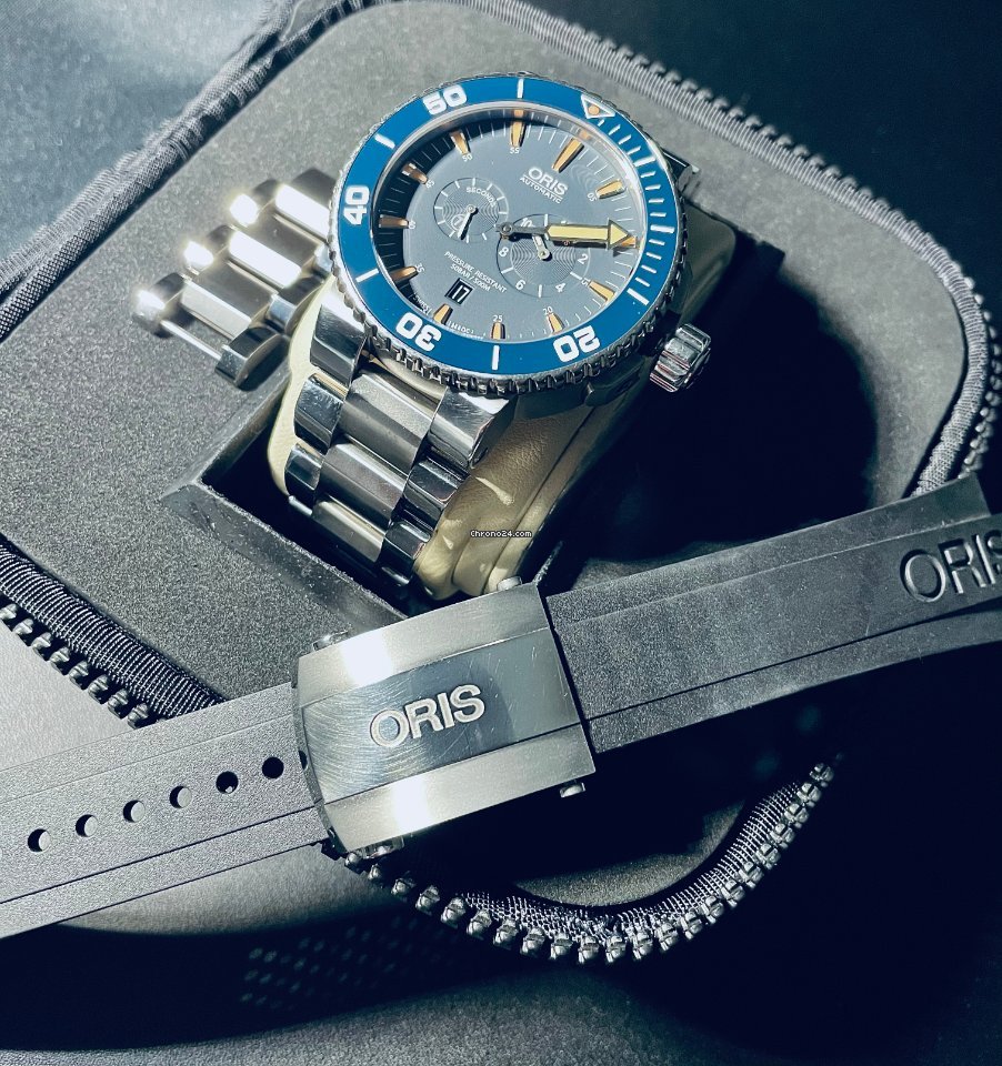 Oris Mens watch Unisex Automatic Titanium 01 749 7663 7185-Set MB Replica 8