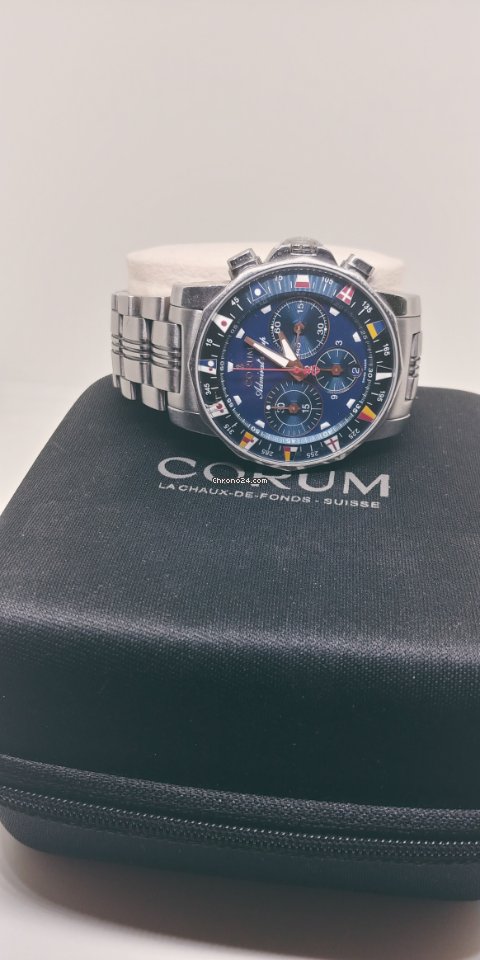 Corum Admirals Cup Challenger Mens watch Unisex Automatic Steel 985.643.20 Replica 8
