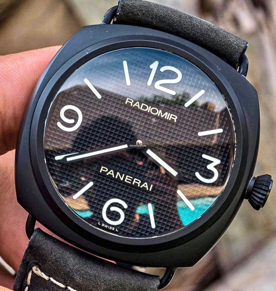 Panerai Radiomir Mens watch Unisex Manual winding Ceramic PAM 00643 Replica 8