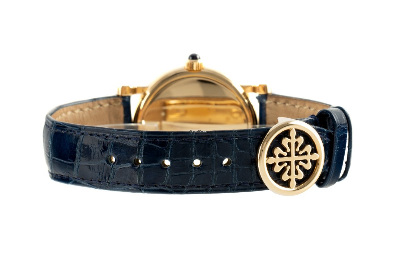 IMG_9081 Patek Philippe Calatrava Womens watch Manual winding Yellow gold 4857 Replica 8