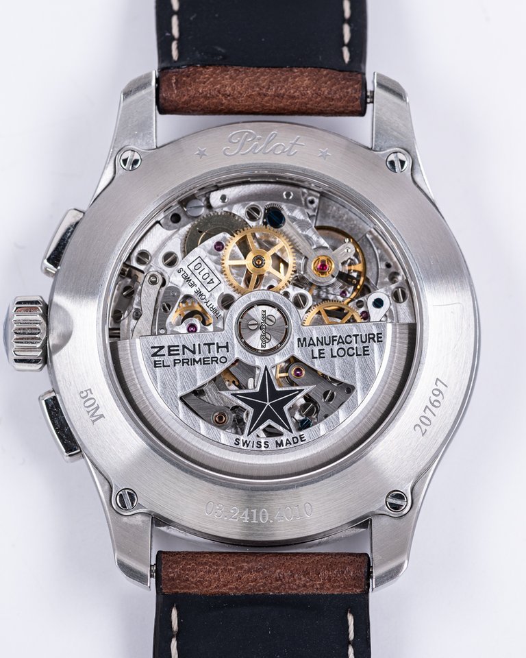 IMG_9081 Zenith El Primero Big Date Special Mens watch Unisex Automatic Steel 03.2410.4010 21.C722 Replica 8