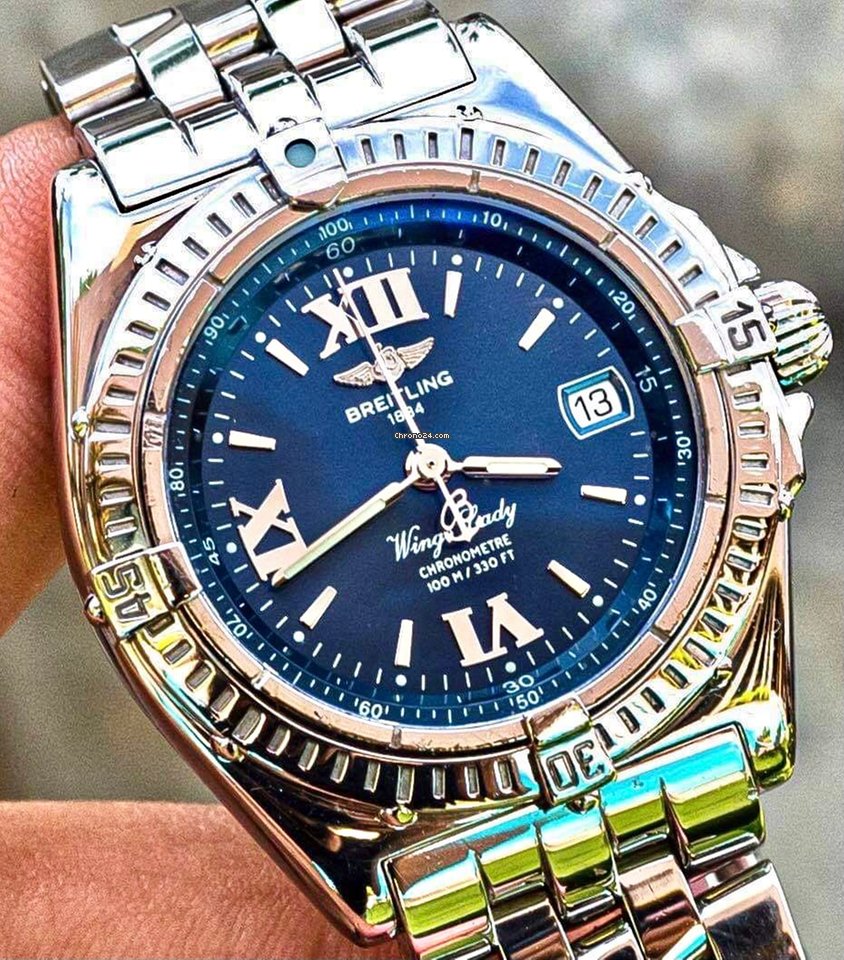 Breitling Wings Lady Womens watch Quartz Steel A67350 Replica 8