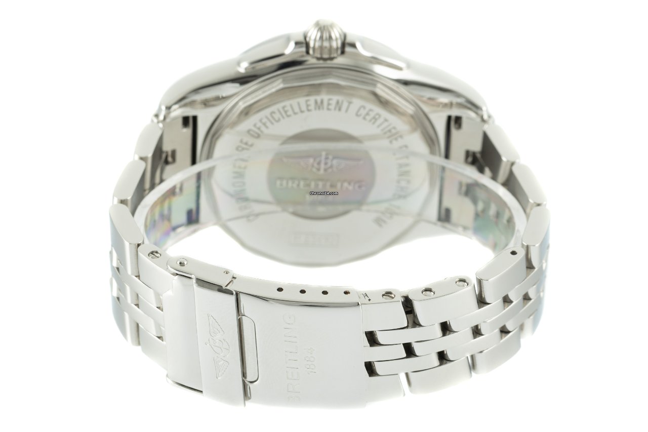 IMG_9081 Breitling Galactic Unitime Mens watch Unisex Automatic Steel WB3510 Replica 8