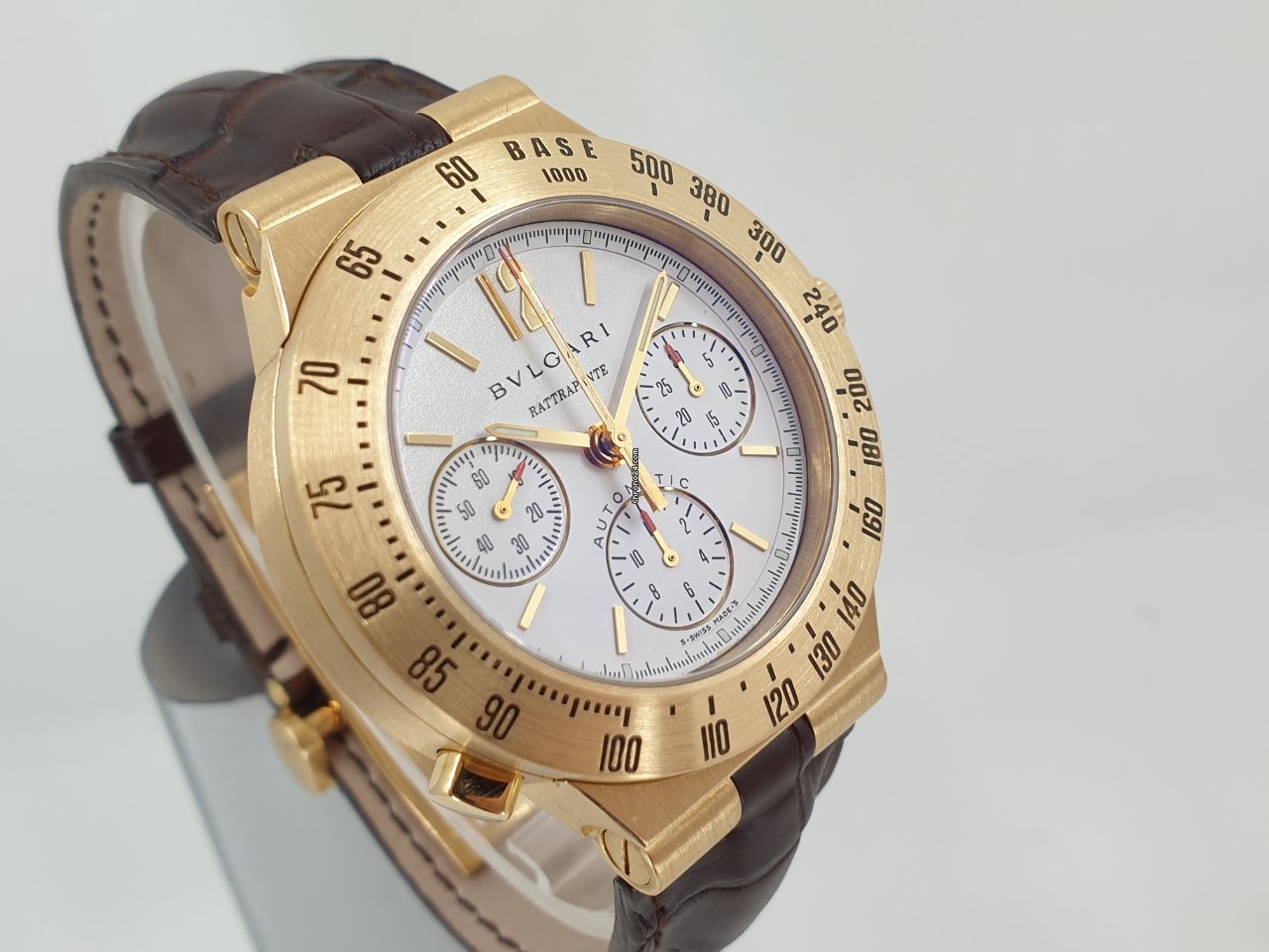 Bulgari Diagono Mens watch Unisex Automatic Yellow gold CH 40 G TA RA Replica 8