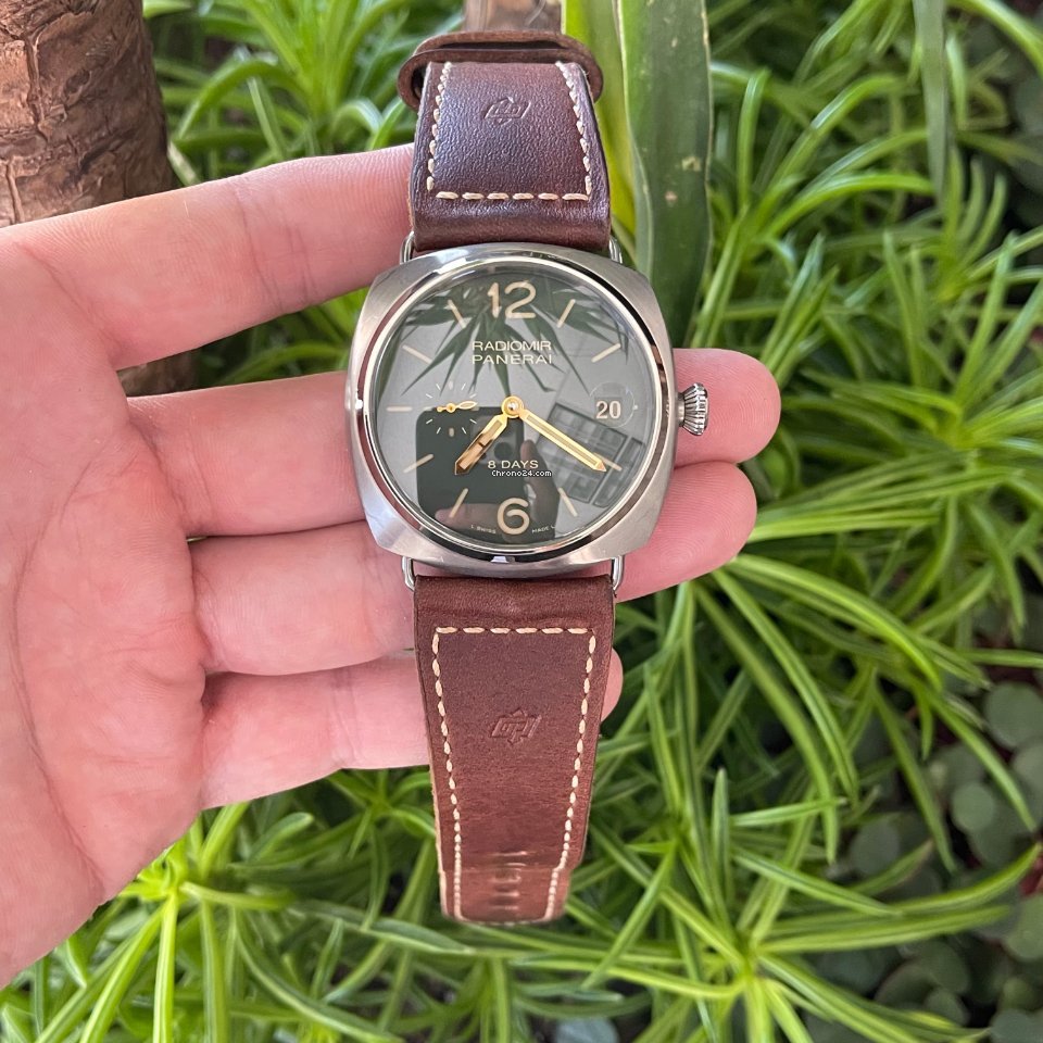 Panerai Radiomir 8 Days Mens watch Unisex Manual winding Titanium PAM 00735 Replica 8