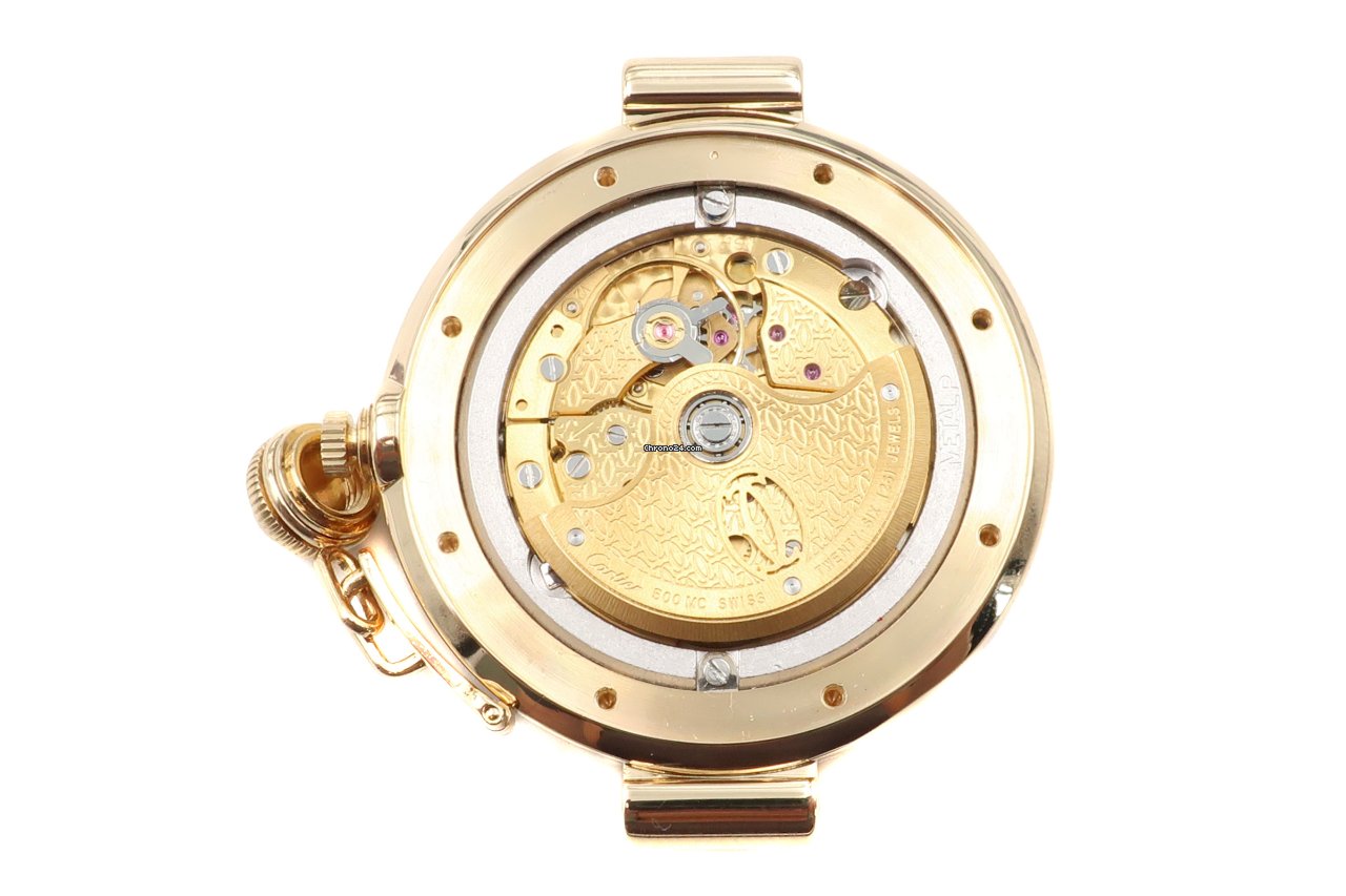 Cartier Pasha Womens watch Automatic Yellow gold 2519 Replica 8