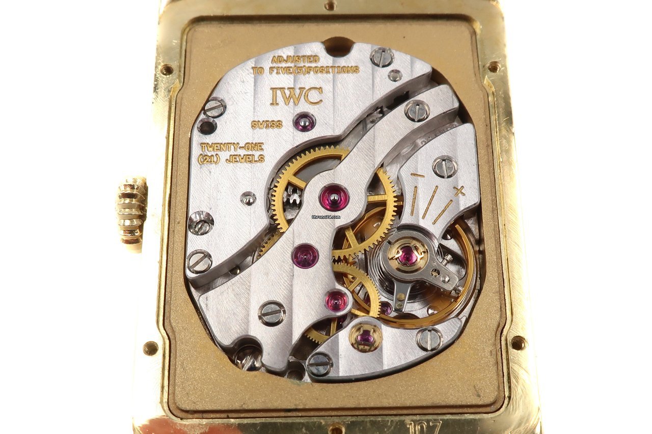 IMG_9081 IWC Novecento Mens watch Unisex Manual winding Yellow gold 2551 Replica 8
