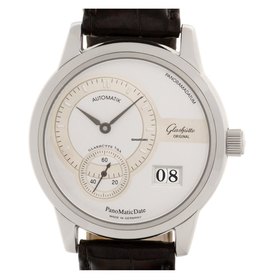 IMG_9081 Glashutte Original PanoMaticDate Mens watch Unisex Automatic Steel 90-01-02-02-04 Replica 8