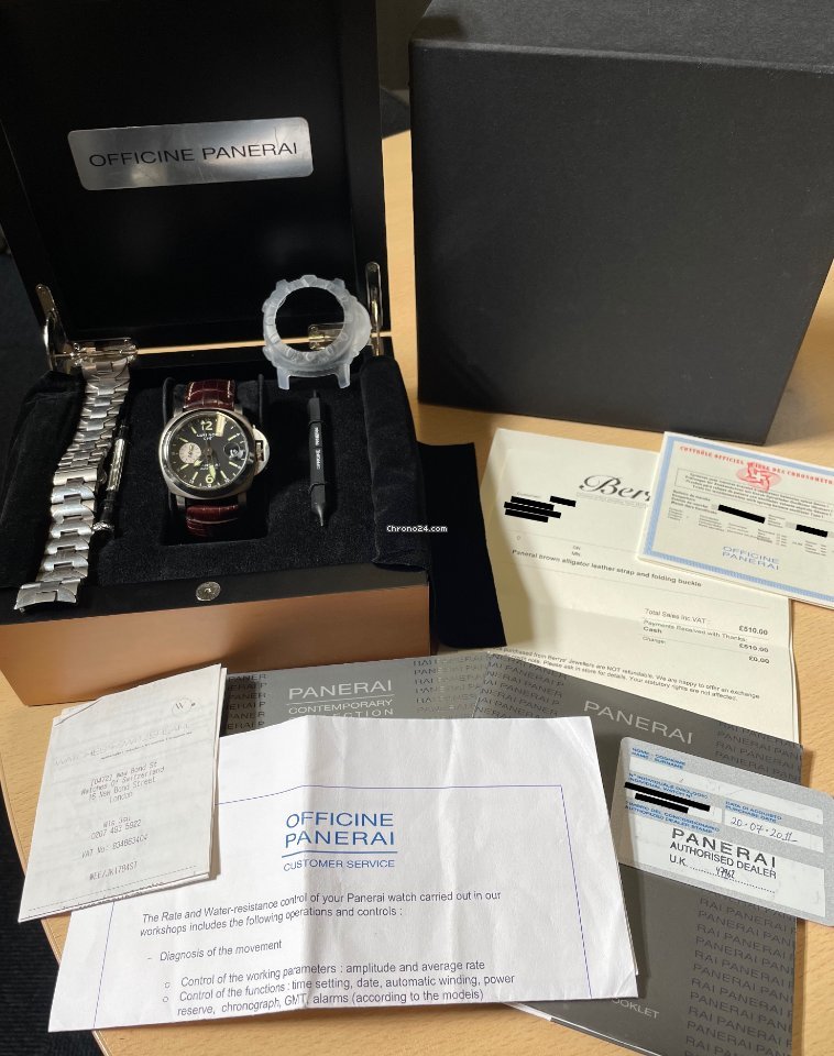 Panerai Luminor GMT Automatic Mens watch Unisex Automatic Titanium PAM161 Replica 8