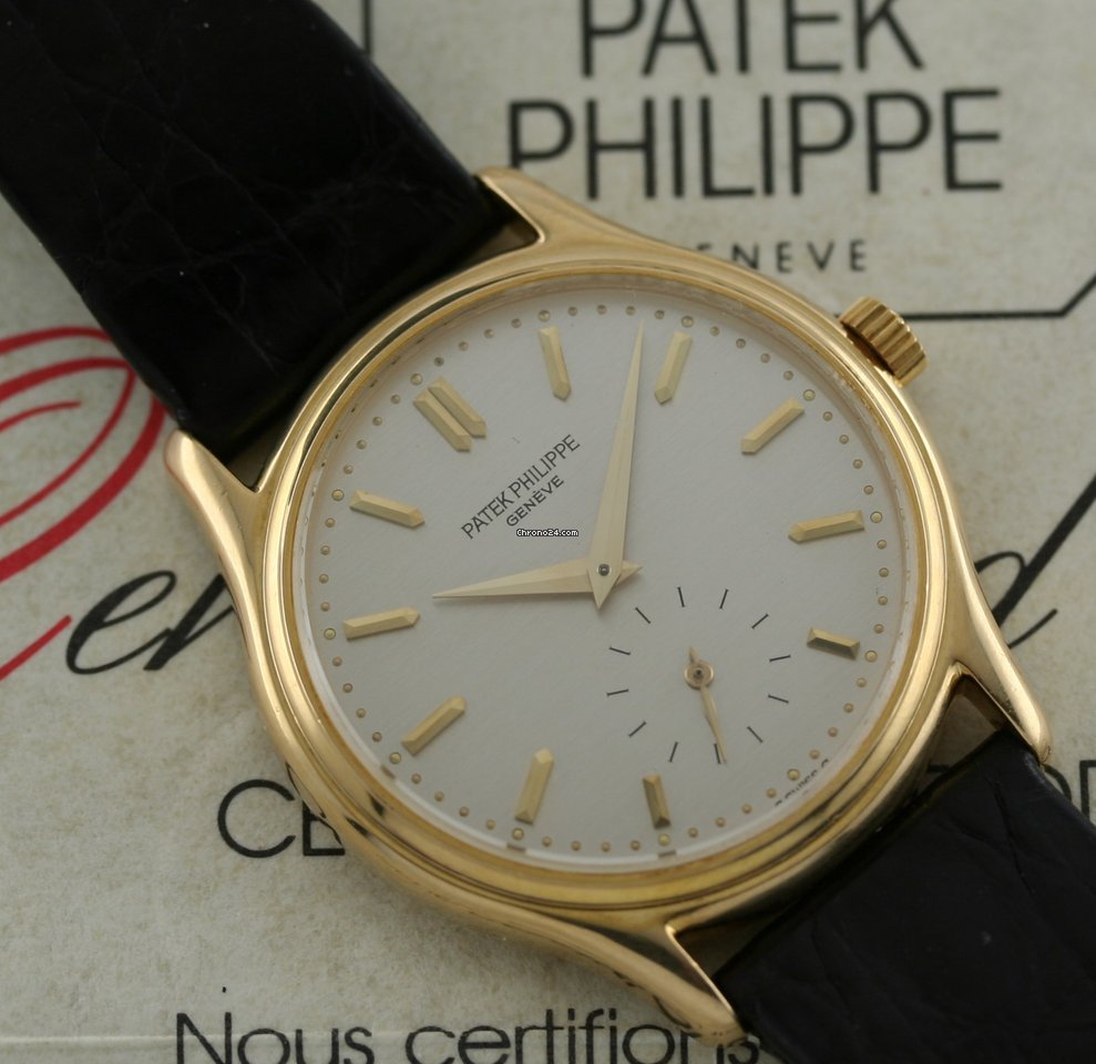 IMG_9081 Patek Philippe Calatrava Mens watch Unisex Manual winding Yellow gold 3923 Replica 8