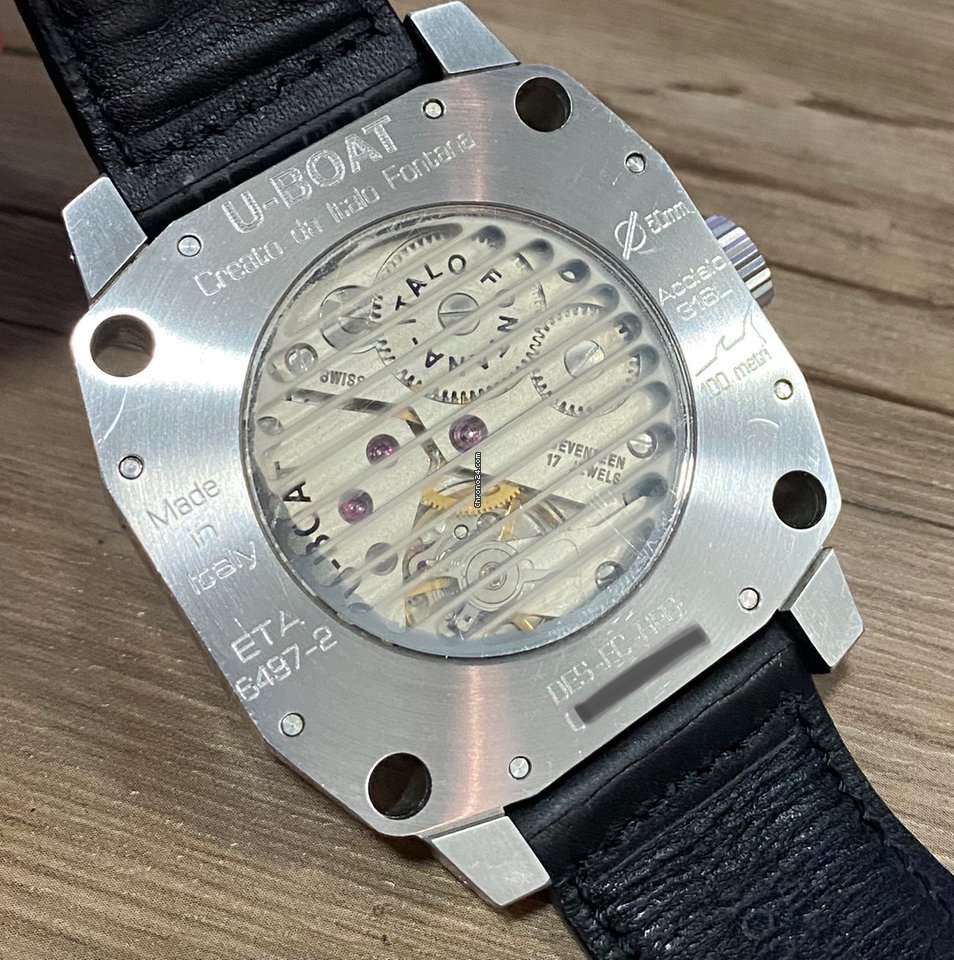 IMG_9081 U-Boat Thousands of Feet Mens watch Unisex Automatic Steel U Boat Thousands Of Feet Replica 8