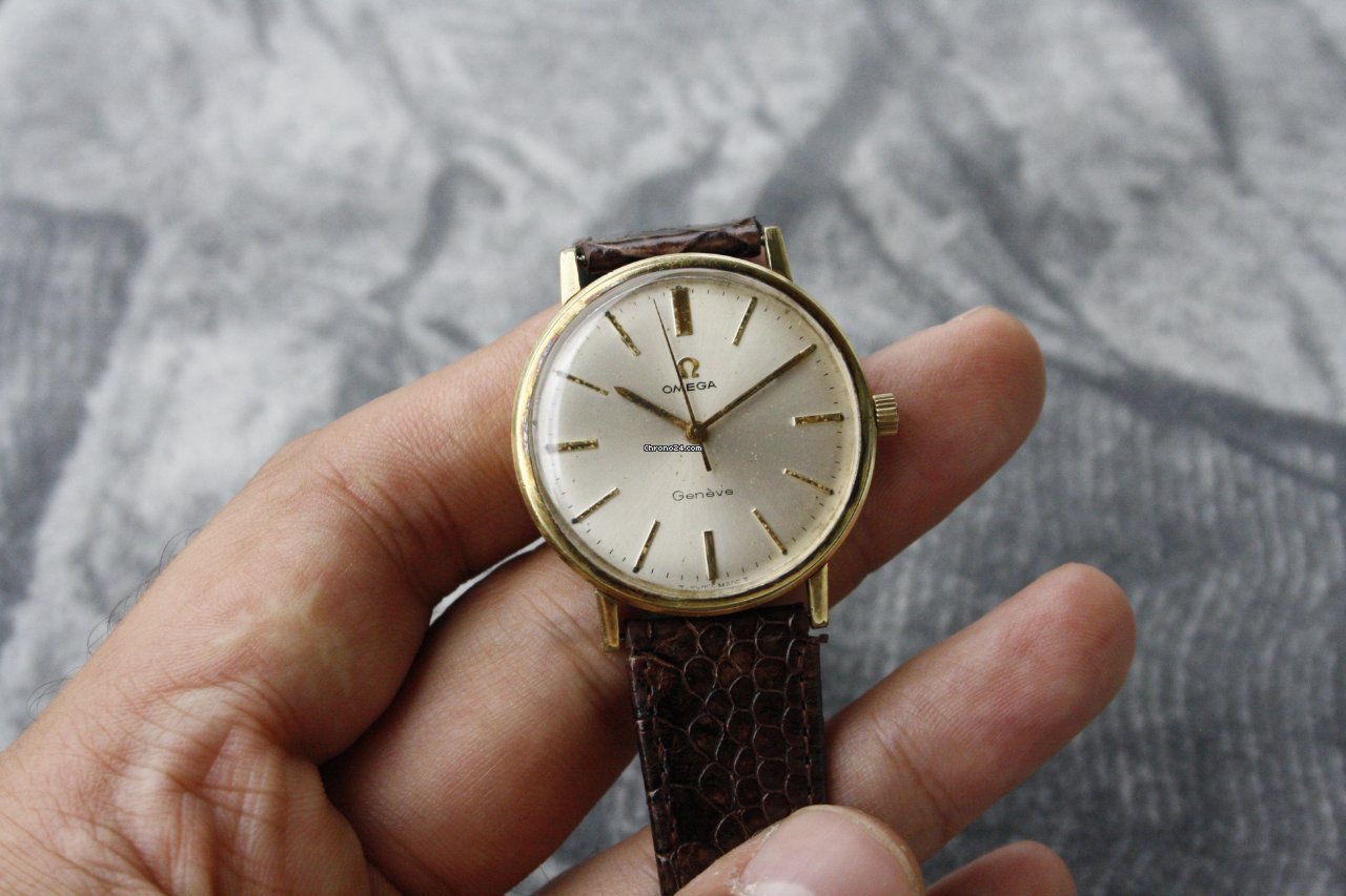 Omega Geneve Mens watch Unisex Manual winding Steel 131.019SP Replica 8