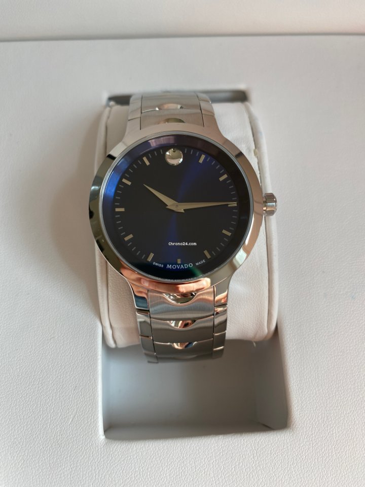 IMG_9081 Movado Mens watch Unisex Quartz Steel 0607041 Replica 8