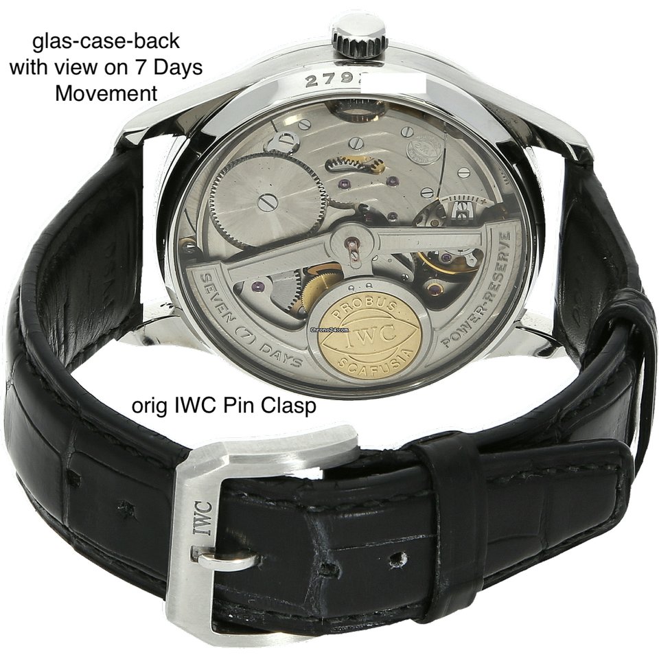IWC Portuguese Mens watch Unisex Automatic Steel IW5000 Replica 8