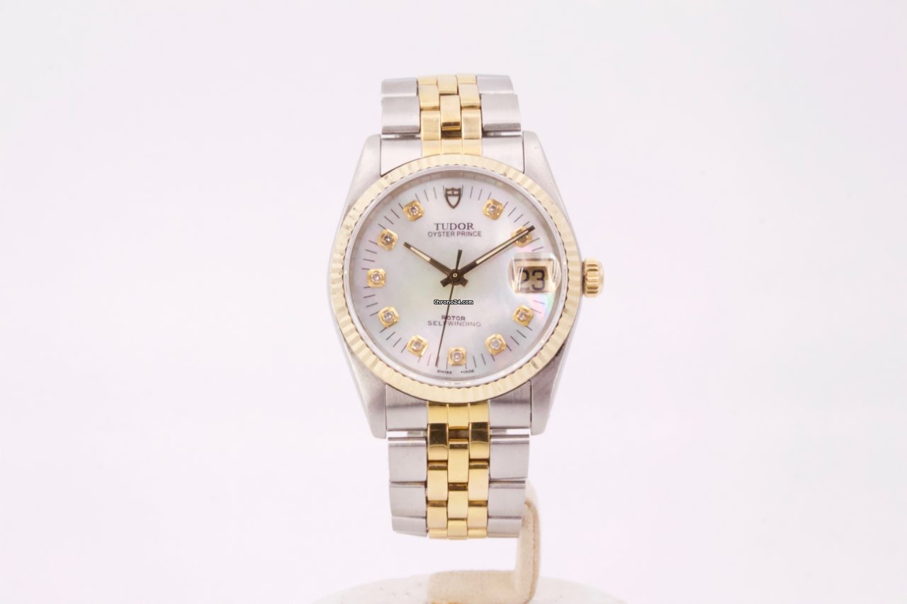 IMG_9081 Tudor Prince Date Mens watch Unisex Automatic Gold Steel 75203N Replica 8