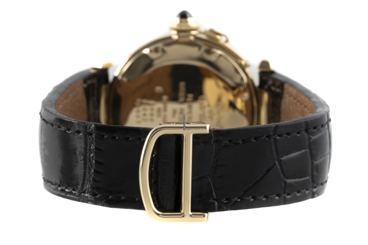IMG_9081 Cartier Pasha Mens watch Unisex Quartz Yellow gold 30003 Replica 8