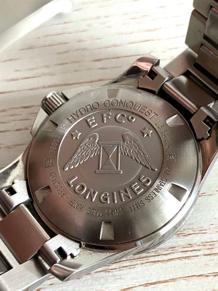 IMG_9081 Longines HydroConquest Mens watch Unisex Automatic Steel L3.642.4 Replica 8