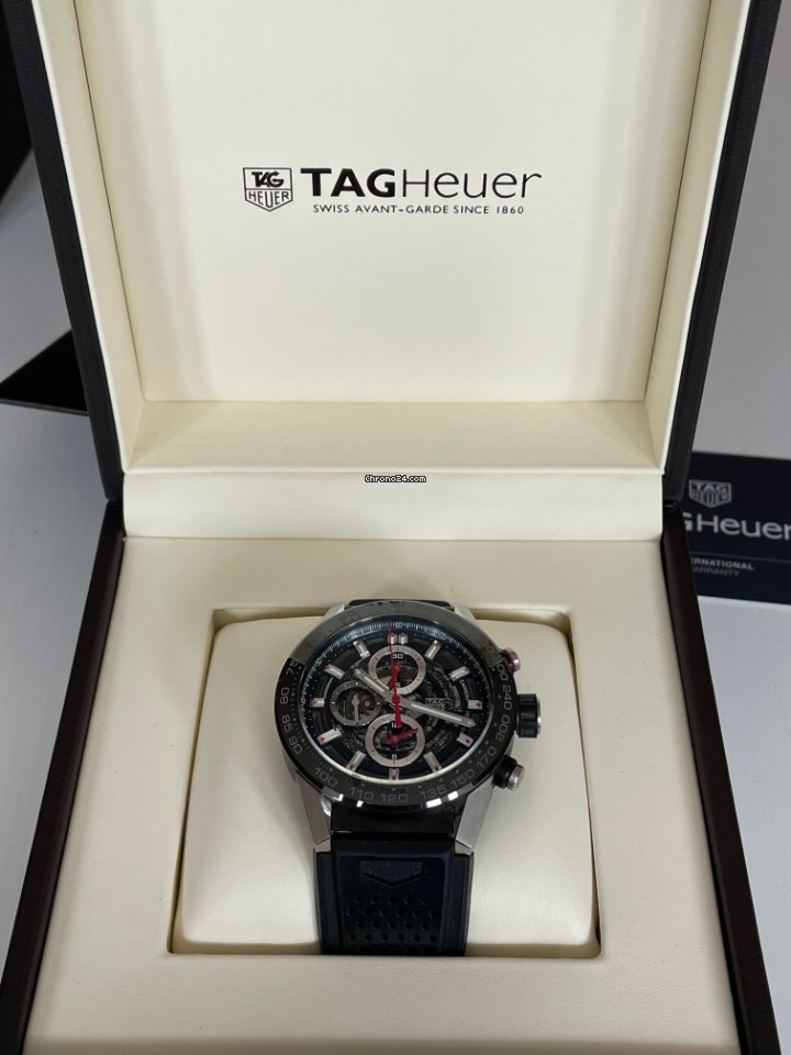 TAG Heuer Carrera Calibre HEUER 01 Mens watch Unisex Automatic Steel CAR2A1Z.FT6044 Replica 8
