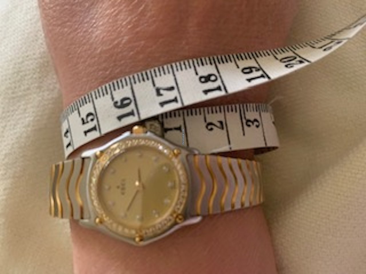 Ebel Classic Womens watch Automatic Gold Steel 166902-X Replica 8
