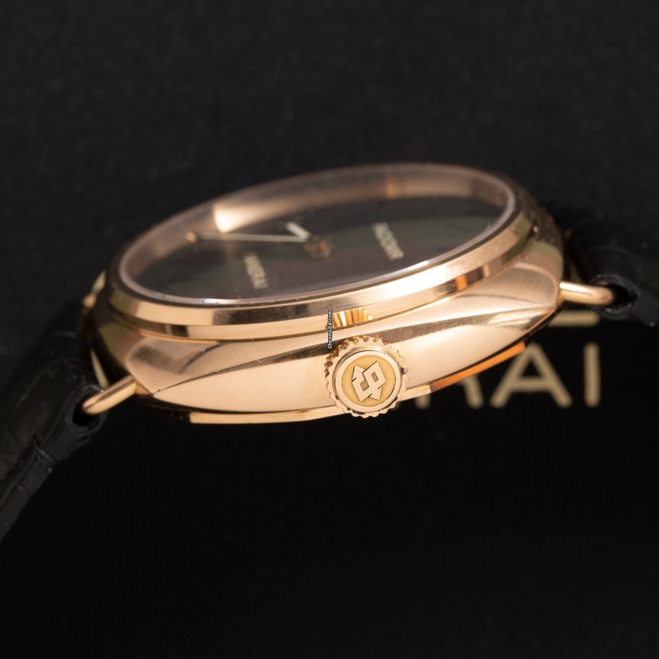 IMG_9081 Panerai Radiomir Mens watch Unisex Manual winding Rose gold PAM 00231 Replica 8