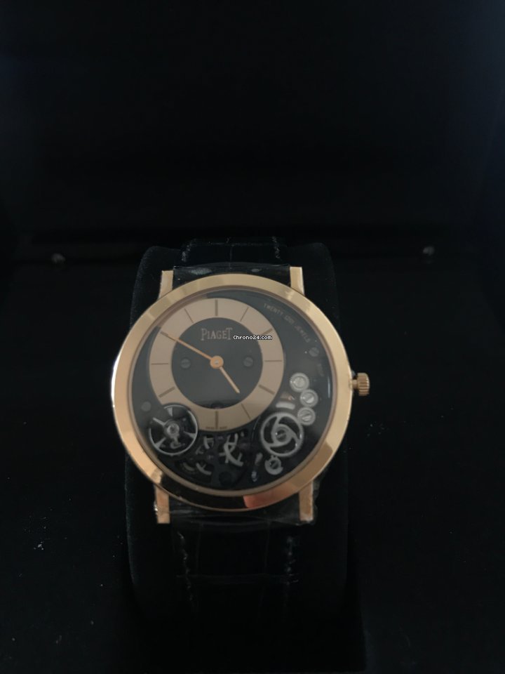 IMG_9081 Piaget Altiplano Mens watch Unisex Manual winding Rose gold GOA41011 Replica 8