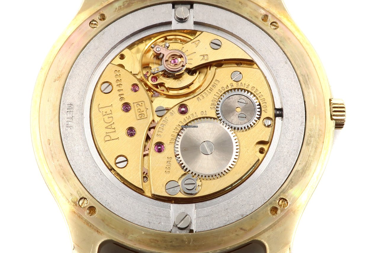 IMG_9081 Piaget Mens watch Unisex Manual winding Yellow gold 91000 Replica 8