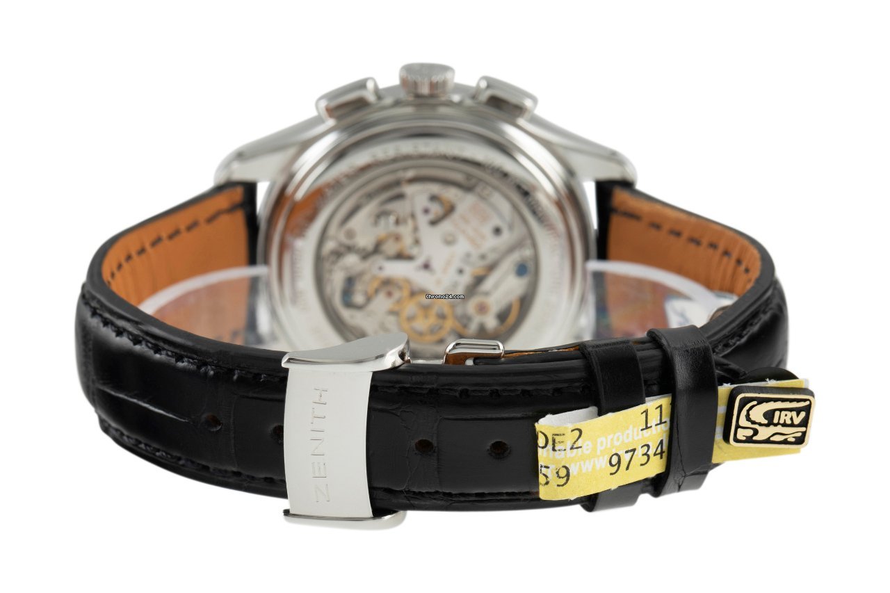 Zenith El Primero Chronograph Mens watch Unisex Manual winding Steel 02.0500.420 Replica 8
