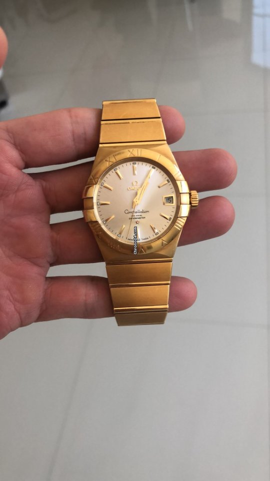 IMG_9081 Omega Constellation Men Mens watch Unisex Automatic Rose gold 123.50.38.21.02.001 Replica 8