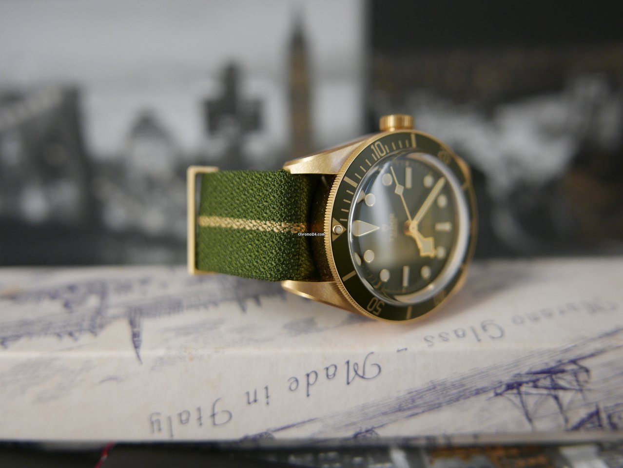 IMG_9081 Tudor Black Bay Mens watch Unisex Automatic Yellow gold M79018V-0001 Replica 8