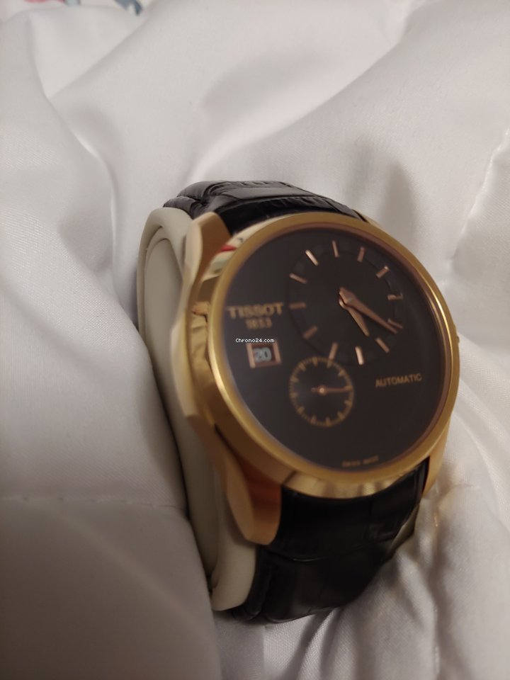 Tissot Couturier Mens watch Unisex Automatic Gold Steel T0354283605100 Replica 8
