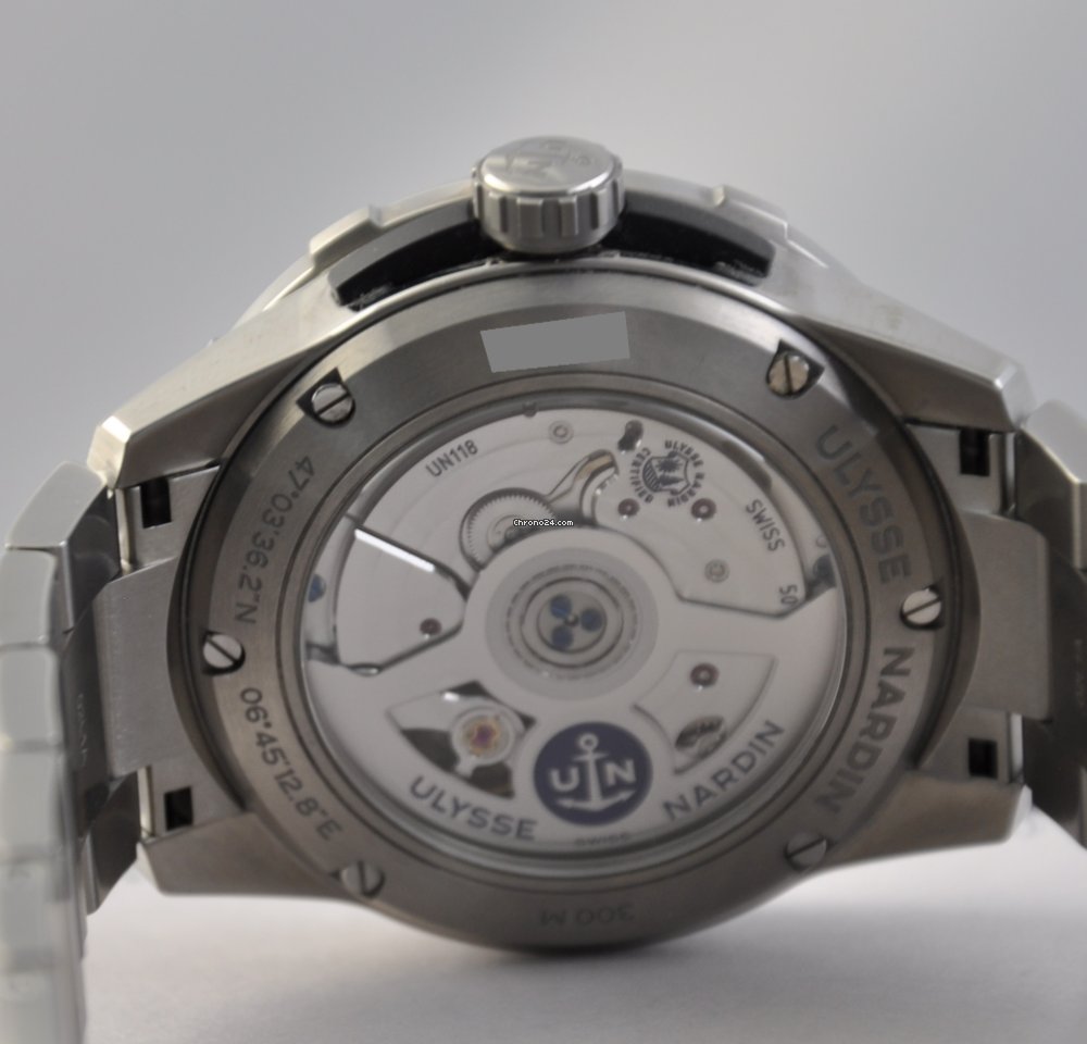 Ulysse Nardin Marine Mens watch Unisex Automatic Titanium 1183-170-7M 92 Replica 8