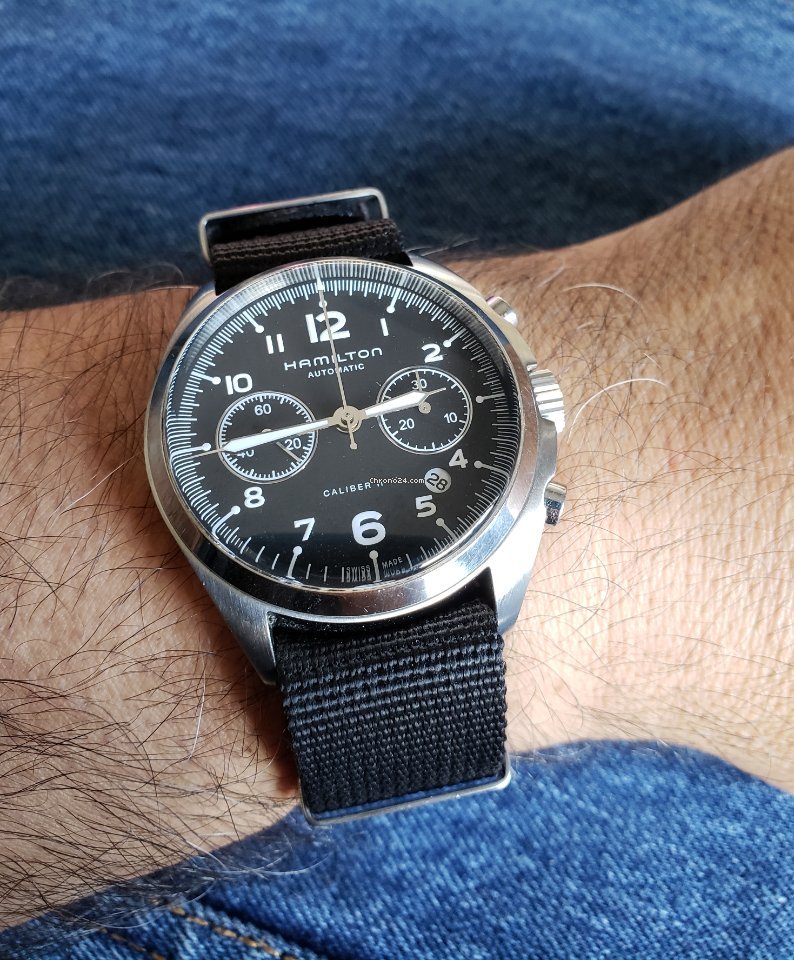 IMG_9081 Hamilton Khaki Pilot Pioneer Mens watch Unisex Automatic Steel H76416135 Replica 8