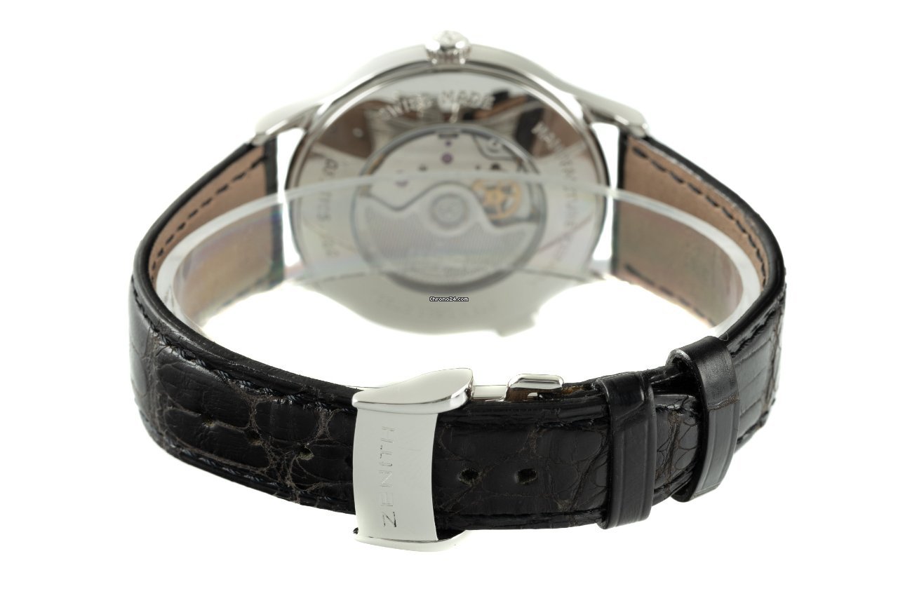Zenith Elite Dual Time Mens watch Unisex Automatic Steel 03.1125.682 Replica 8