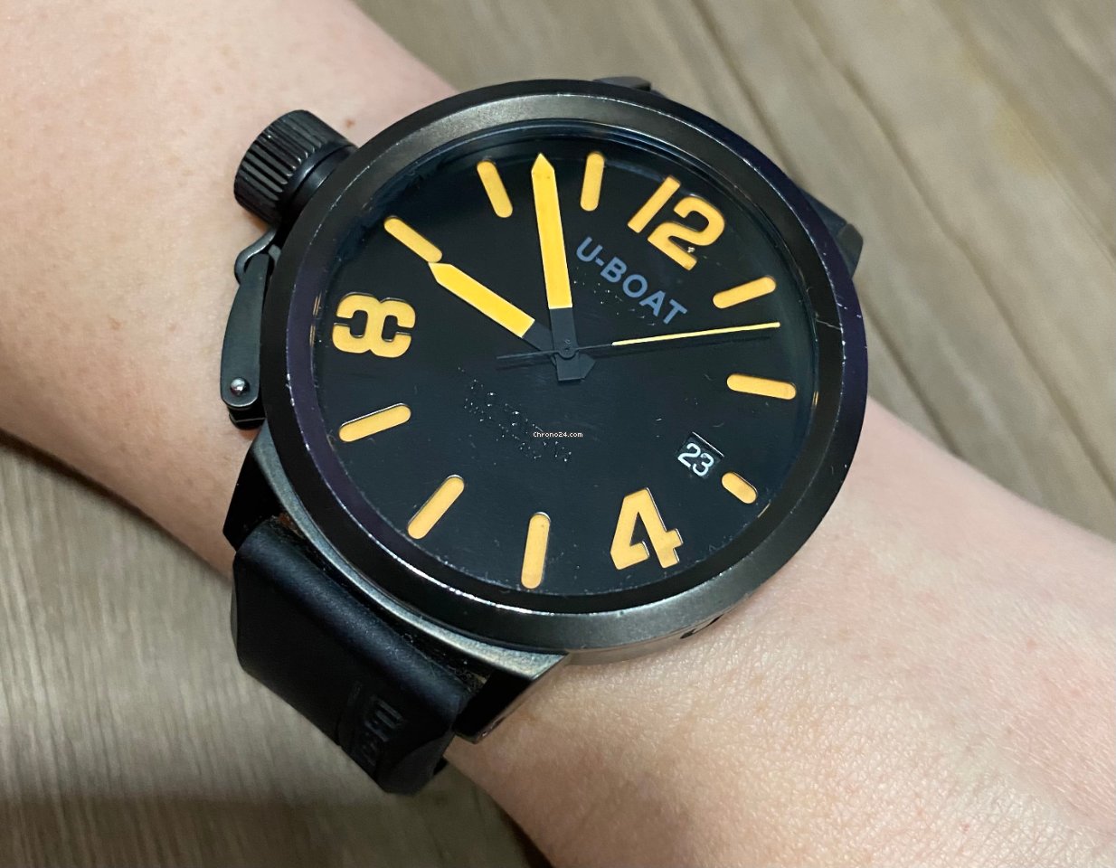 IMG_9081 U-Boat Flightdeck Mens watch Unisex Automatic Steel A07111 Replica 8