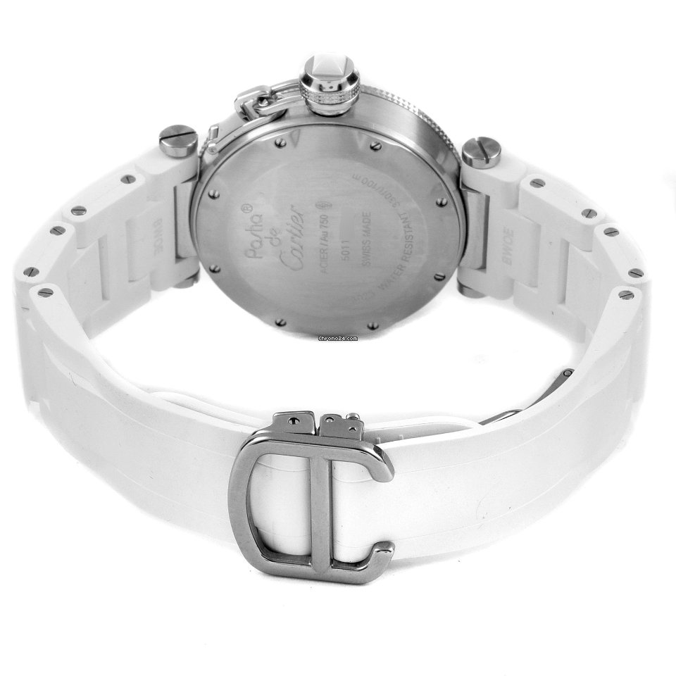 IMG_9081 Cartier Pasha Seatimer Mens watch Unisex Quartz Steel W3140001 Replica 8