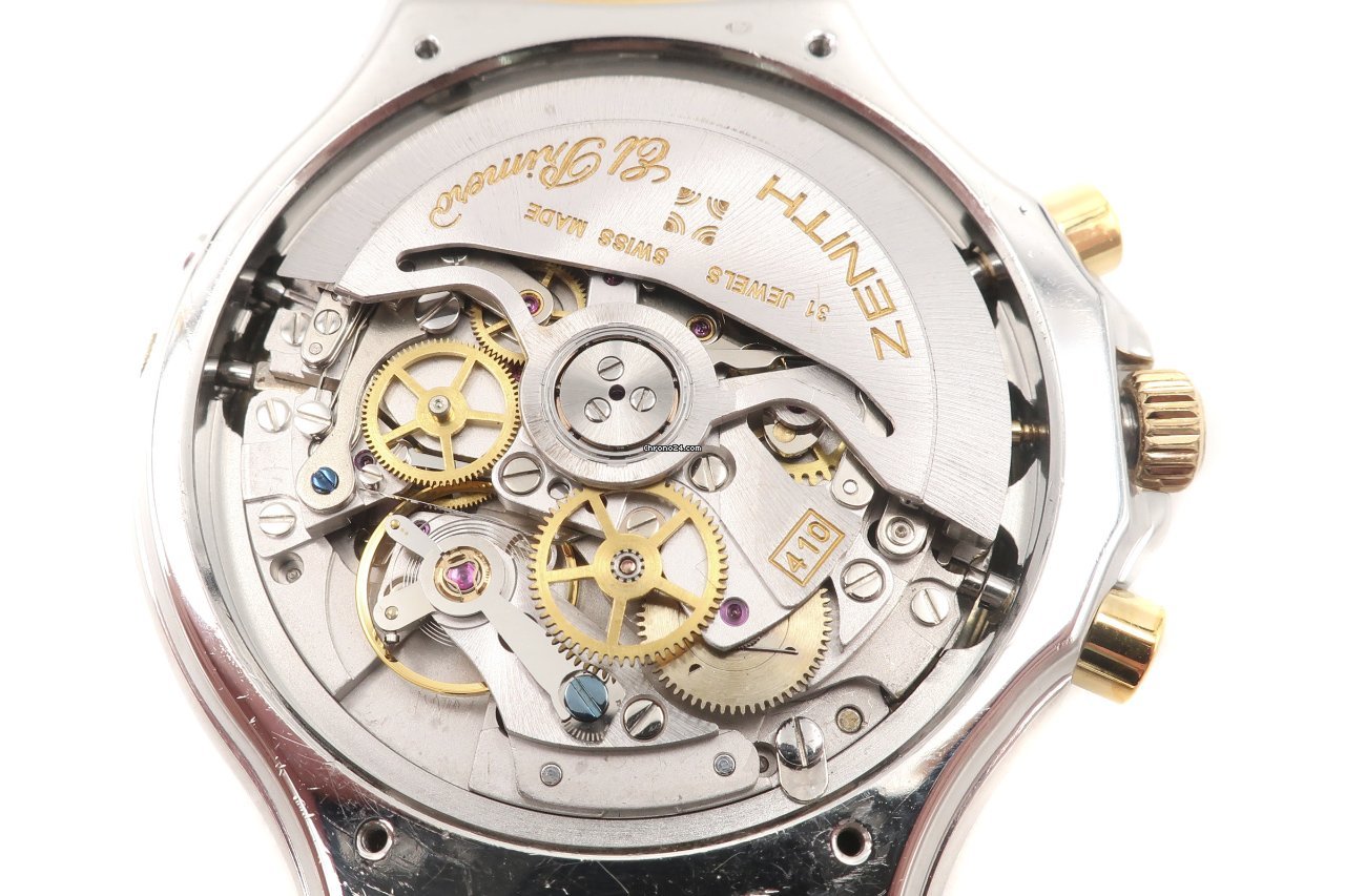IMG_9081 Zenith Academy Mens watch Unisex Automatic Gold Steel 59.6000.410 Replica 8