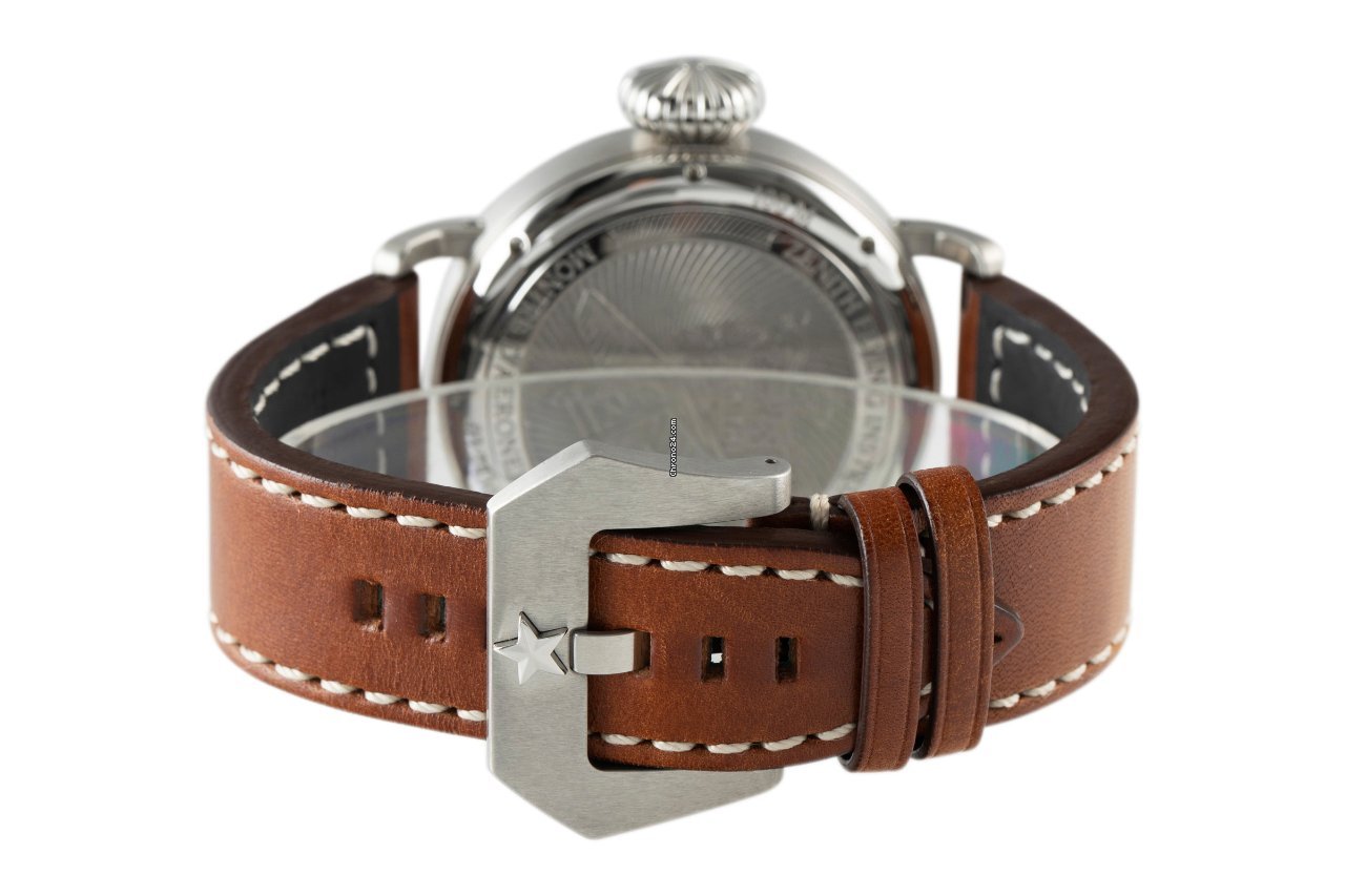 IMG_9081 Zenith Pilot Type 20 GMT Mens watch Unisex Automatic Steel 03.2430.693 Replica 8