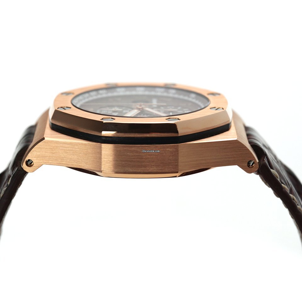 Audemars Piguet Royal Oak Offshore Mens watch Unisex Automatic Rose gold 26158OR.OO.A801CR.01 Replica 8