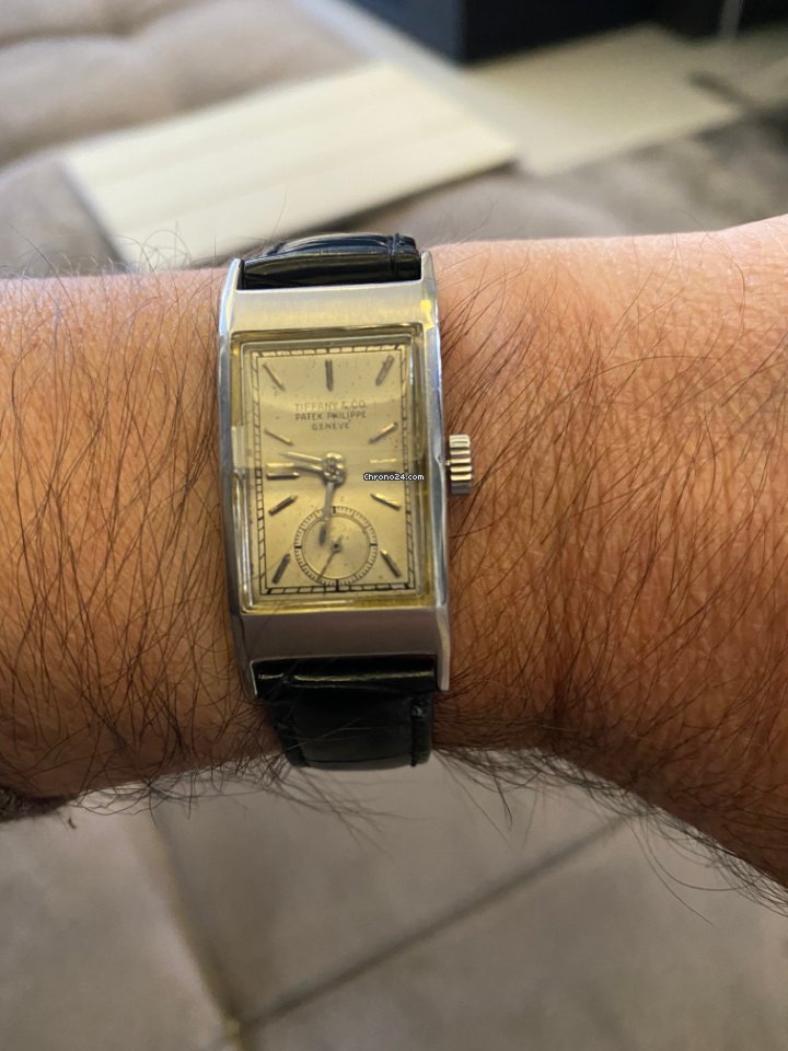 IMG_9081 Patek Philippe Vintage Mens watch Unisex Manual winding Platinum 425P Replica 8