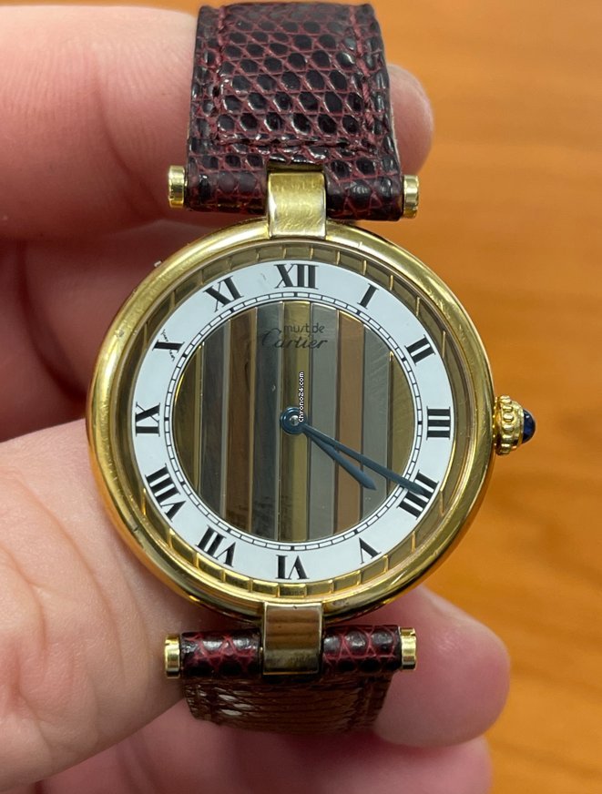 IMG_9081 Cartier Trinity Womens watch Quartz Silver 1861 Replica 8