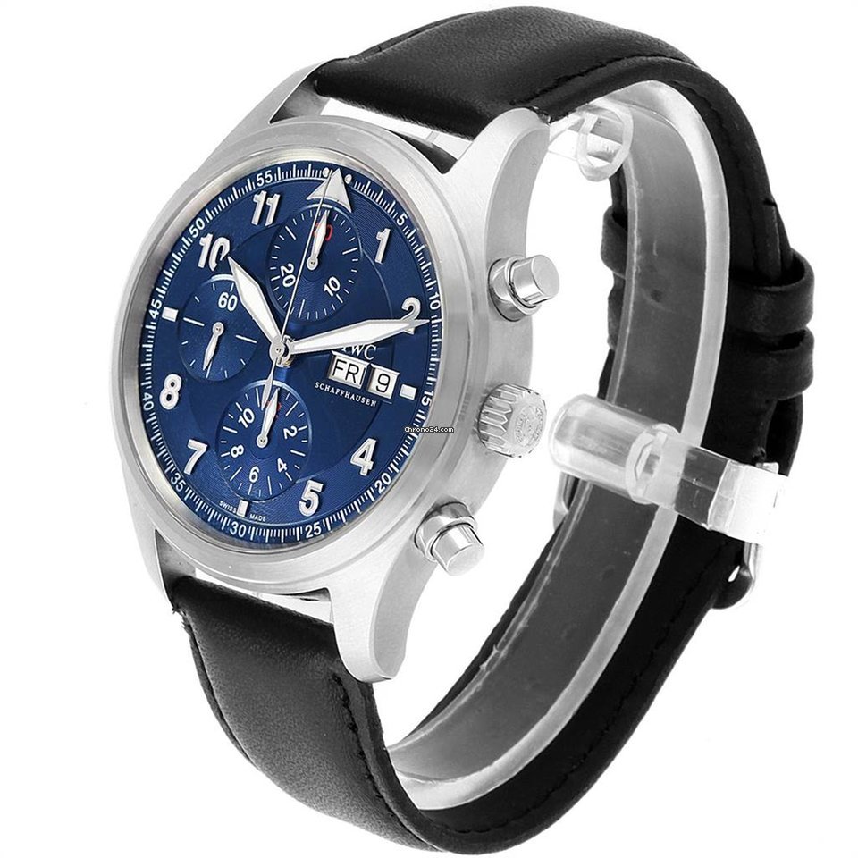 IWC Pilot Chronograph Mens watch Unisex Automatic Steel IW371712 Replica 8