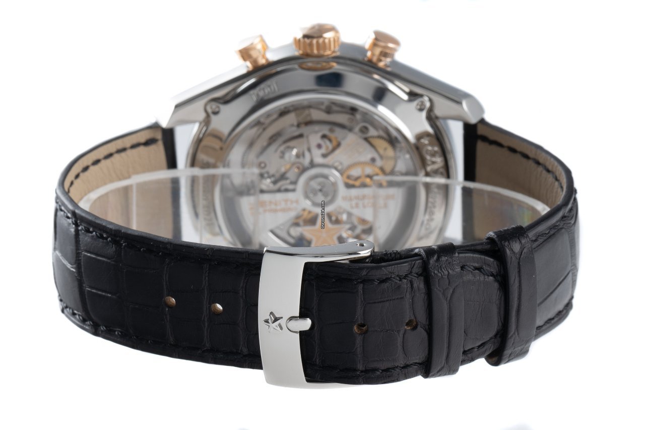 IMG_9081 Zenith El Primero Chronomaster Mens watch Unisex Automatic Gold Steel 51.2080.4021 Replica 8