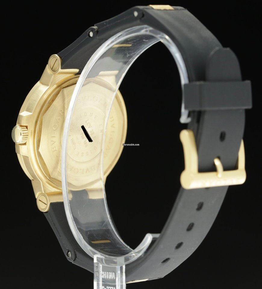 Bulgari Diagono Mens watch Unisex Automatic Yellow gold SD 38 G Replica 8